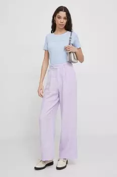 Хлопковая футболка United Colors of Benetton, синий