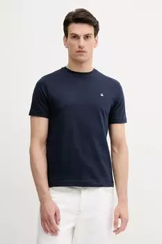 Хлопковая футболка United Colors Of Benetton, темно-синий