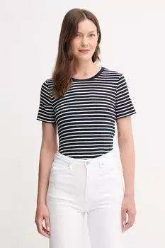 Хлопковая футболка United Colors Of Benetton, темно-синий