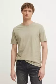 Хлопковая футболка United Colors Of Benetton, зеленый