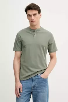 Хлопковая футболка United Colors Of Benetton, зеленый