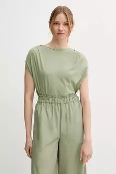 Хлопковая футболка United Colors Of Benetton, зеленый