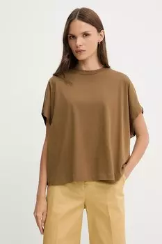 Хлопковая футболка United Colors Of Benetton, зеленый