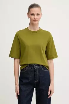 Хлопковая футболка United Colors Of Benetton, зеленый