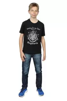 Хлопковая футболка «В ожидании моего письма» из Хогвартса Harry Potter, черный