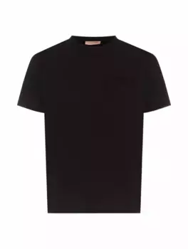 Хлопковая футболка Valentino Garavani, черный