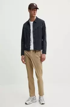 Хлопковая футболка Vans, белый