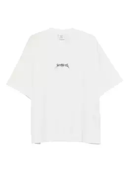 Хлопковая футболка VETEMENTS, нейтральный