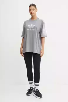 Хлопковая футболка Wash Tee adidas Originals, серый