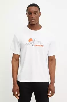 Хлопковая футболка Waterfall Rossignol, белый