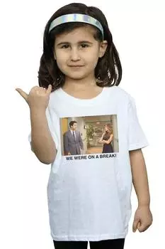 Хлопковая футболка We We We We We Were On A Break Hallway Friends, белый