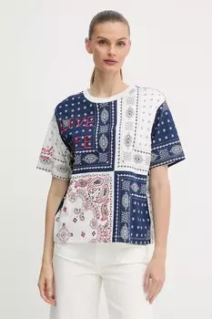 Хлопковая футболка Weekend Max Mara, белый