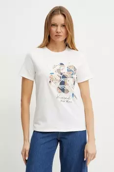 Хлопковая футболка Weekend Max Mara, белый