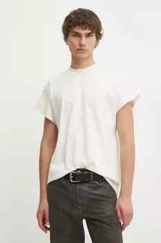 Хлопковая футболка Won Hundred, бежевый