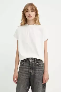 Хлопковая футболка Won Hundred, бежевый