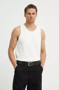 Хлопковая футболка Won Hundred, бежевый