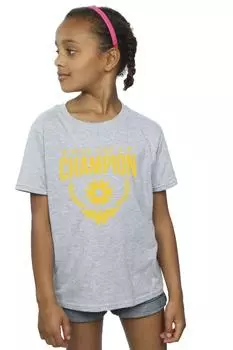Хлопковая футболка Wonder Woman Play Like A Champion DC Comics, серый