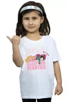 Хлопковая футболка Wreck It Ralph Aurora And Vanellope Disney, белый