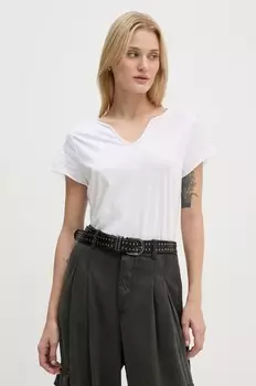 Хлопковая футболка Zadig&Voltaire, белый