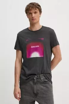 Хлопковая футболка Zadig&Voltaire, серый