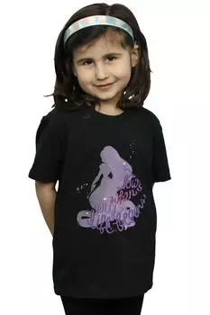 Хлопковая футболка «Запутанная история: сейчас, когда моя жизнь начинается» Disney, черный