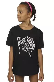 Хлопковая футболка Ziggy Pose David Bowie, черный