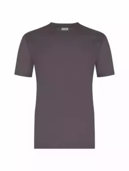 Хлопковая футболка Zimmerli, серый