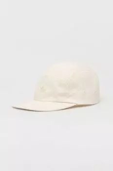 Хлопковая кепка adidas Originals, бежевый