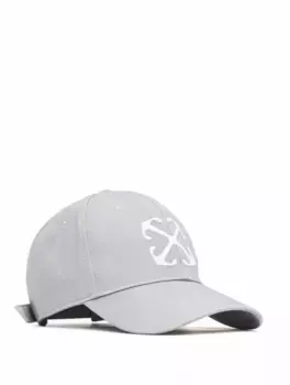 Хлопковая кепка Arrows Off-White, серый