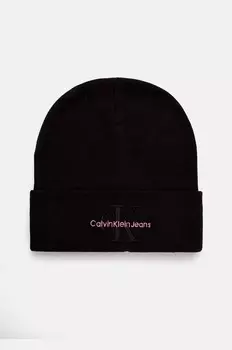 Хлопковая кепка Calvin Klein Jeans, черный