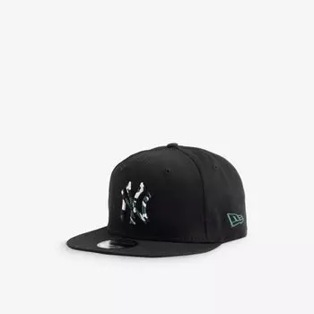 Хлопковая кепка New York Yankees Team Infill 9FIFTY New Era, черный