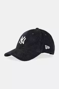 Хлопковая кепка с козырьком 0 New Era, черный