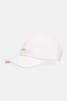 Хлопковая кепка с козырьком Boss, розовый