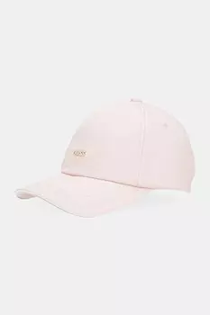 Хлопковая кепка с козырьком Boss, розовый