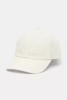 Хлопковая кепка с козырьком Karl Kani, бежевый