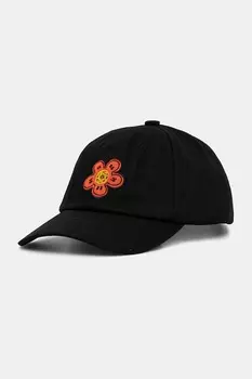 Хлопковая кепка с козырьком Kenzo, черный