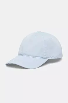 Хлопковая кепка с козырьком Lacoste, синий