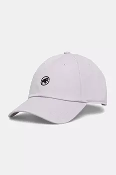 Хлопковая кепка с козырьком Mammut, фиолетовый