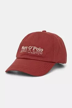 Хлопковая кепка с козырьком Marc O'Polo, красный
