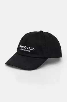 Хлопковая кепка с козырьком Marc O'Polo, черный