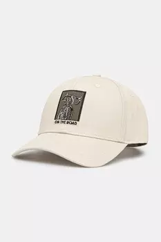 Хлопковая кепка с козырьком Medicine, бежевый