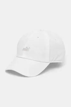Хлопковая кепка с козырьком Puma, белый
