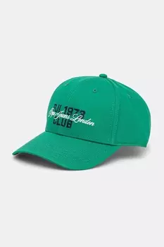 Хлопковая кепка с козырьком TALBOT CAP Pepe Jeans, зеленый