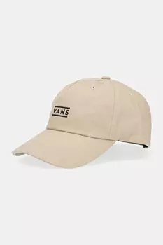 Хлопковая кепка с козырьком Vans, зеленый