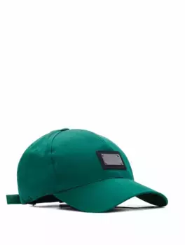 Хлопковая кепка с логотипом Dolce&Gabbana, зелёный