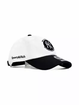 Хлопковая кепка с логотипом Sporty&Rich, мультиколор