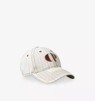 Хлопковая кепка с монограммой в полоску Cp Claudie Pierlot, цвет divers