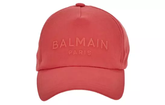 Хлопковая кепка с вышитым логотипом BALMAIN