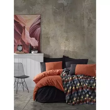 Хлопковая коробка, простой Комплект постельного белья с хлопковым одеялом