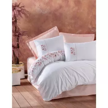 Хлопковая коробка с 3D-вышивкой Комплект постельного белья крошечный порошок